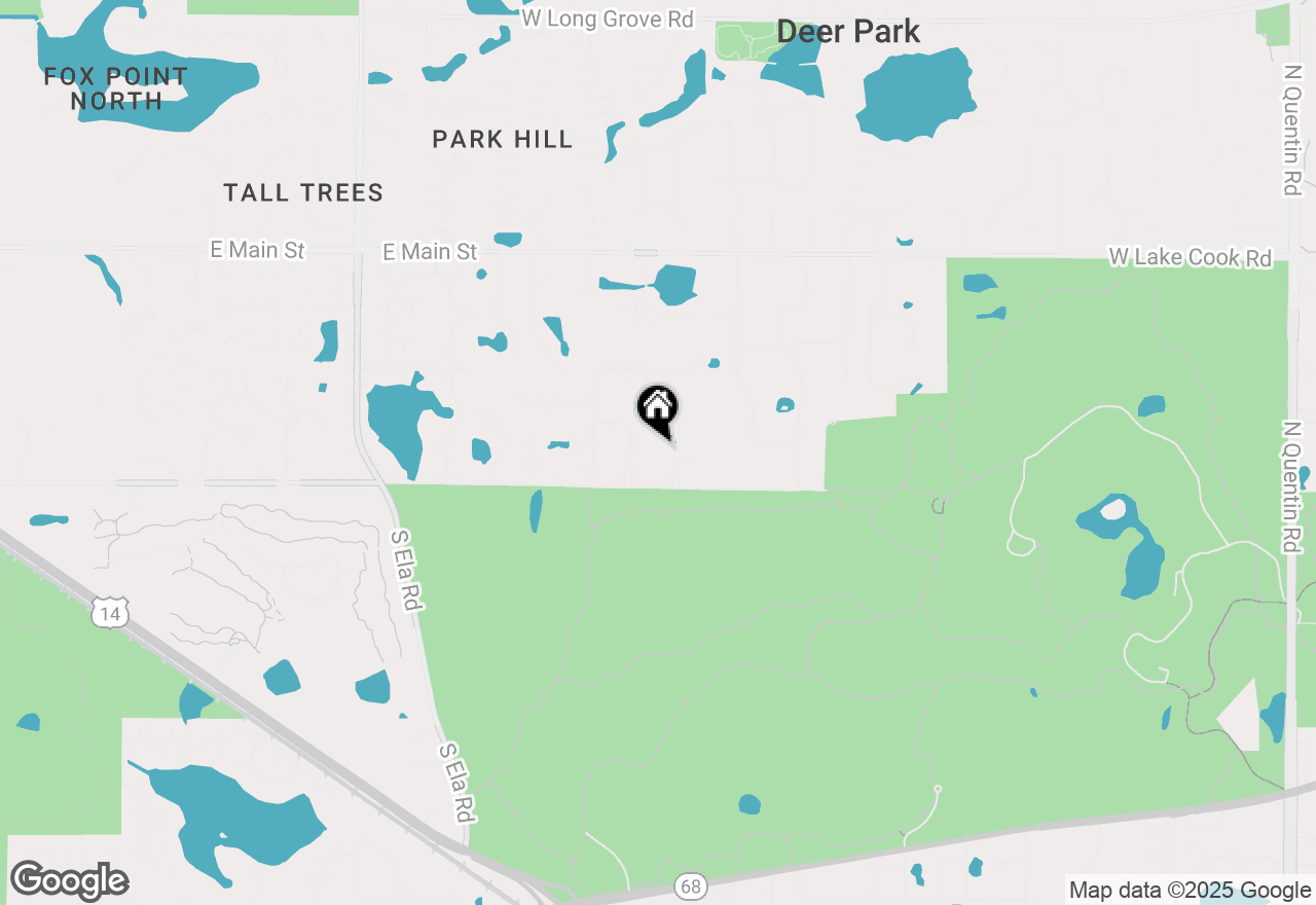 Map of 124 Hidden Oaks Drive, Barrington, IL 60010