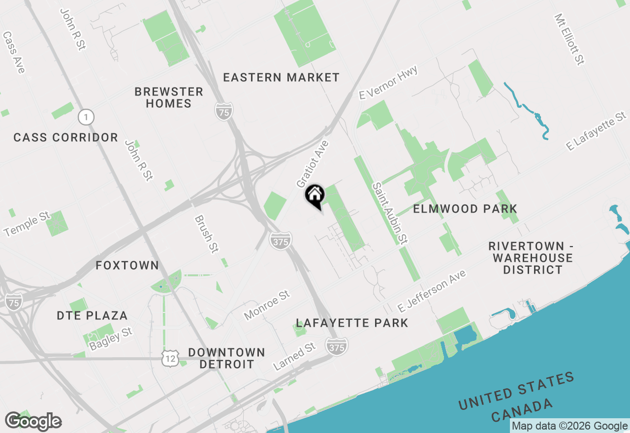 Map of 1395 Antietam Avenue #39, Detroit, MI 48207