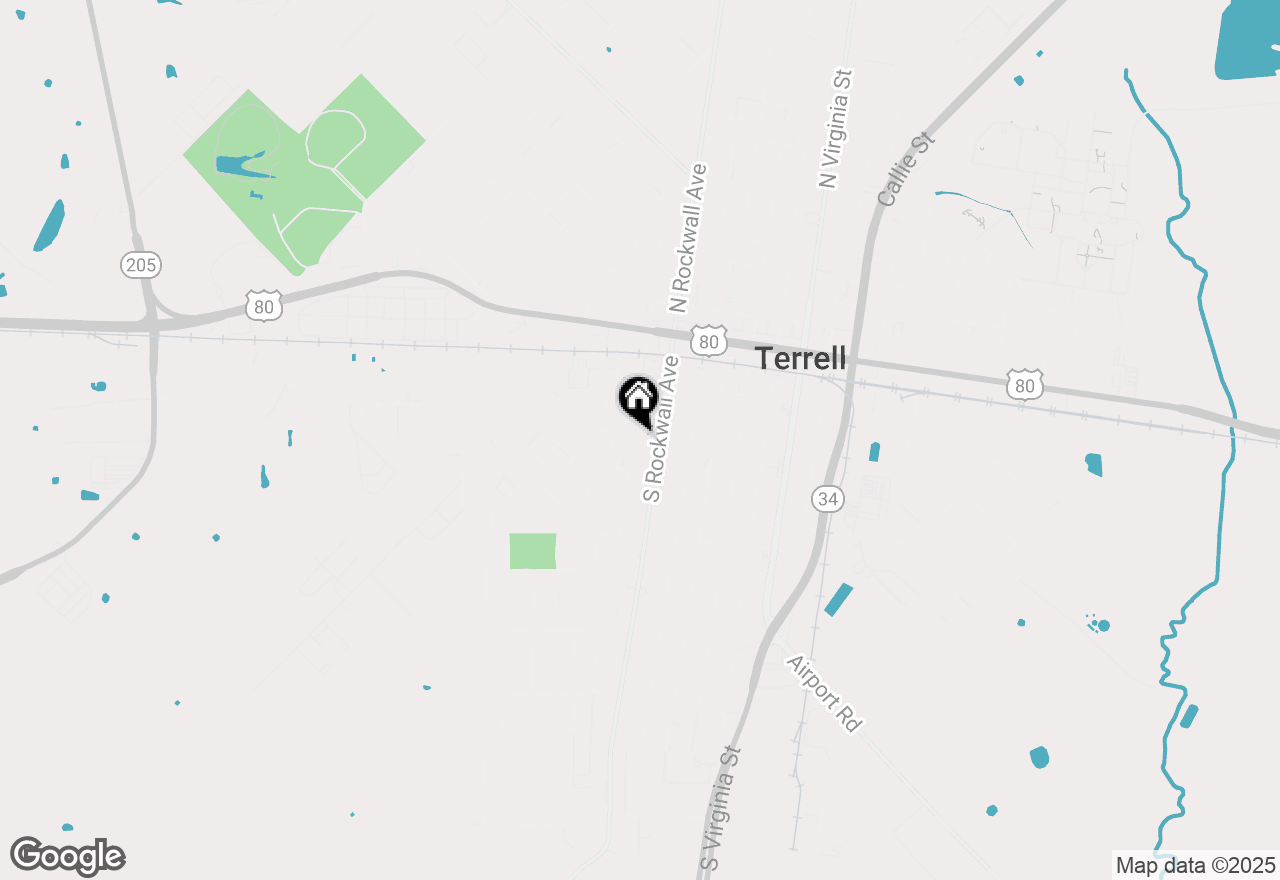 Map of 601 S Hattie, Terrell, TX 75160