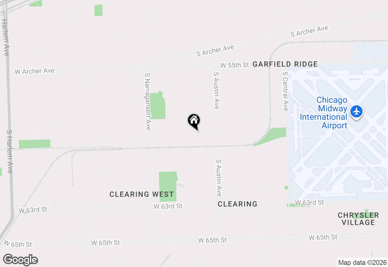 Map of 6122 W 59th Street, Chicago, IL 60638