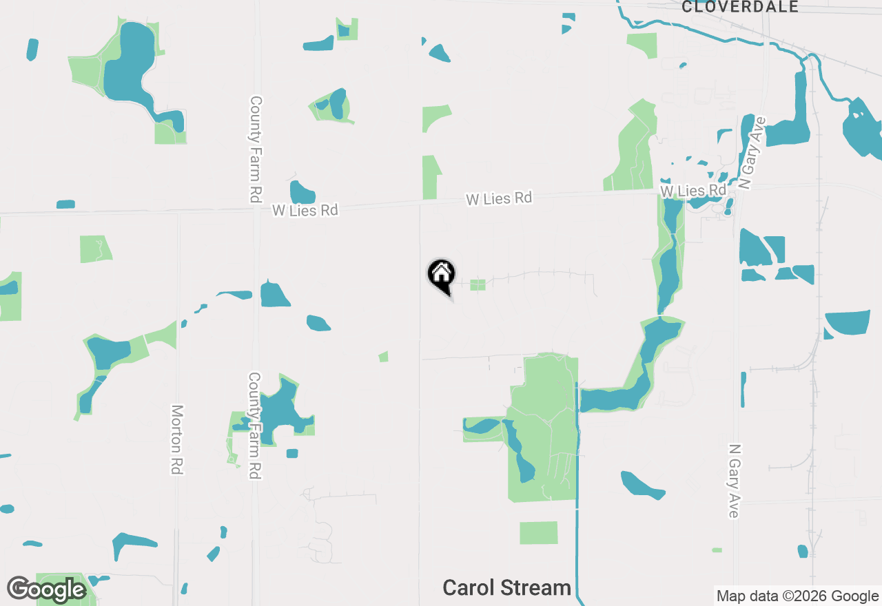 Map of 557 Delaware Trail, Carol Stream, IL 60188
