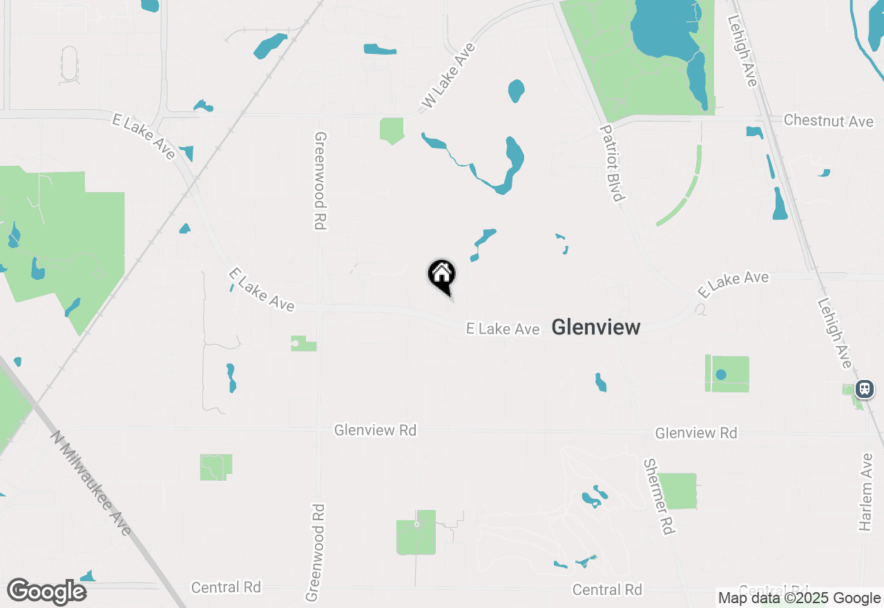 Map of 2947 Peachgate Court, Glenview, IL 60026