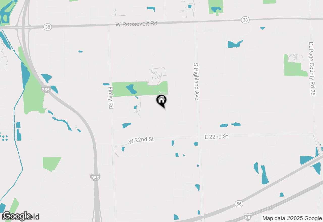 Map of 55 W 18th Street, Lombard, IL 60148