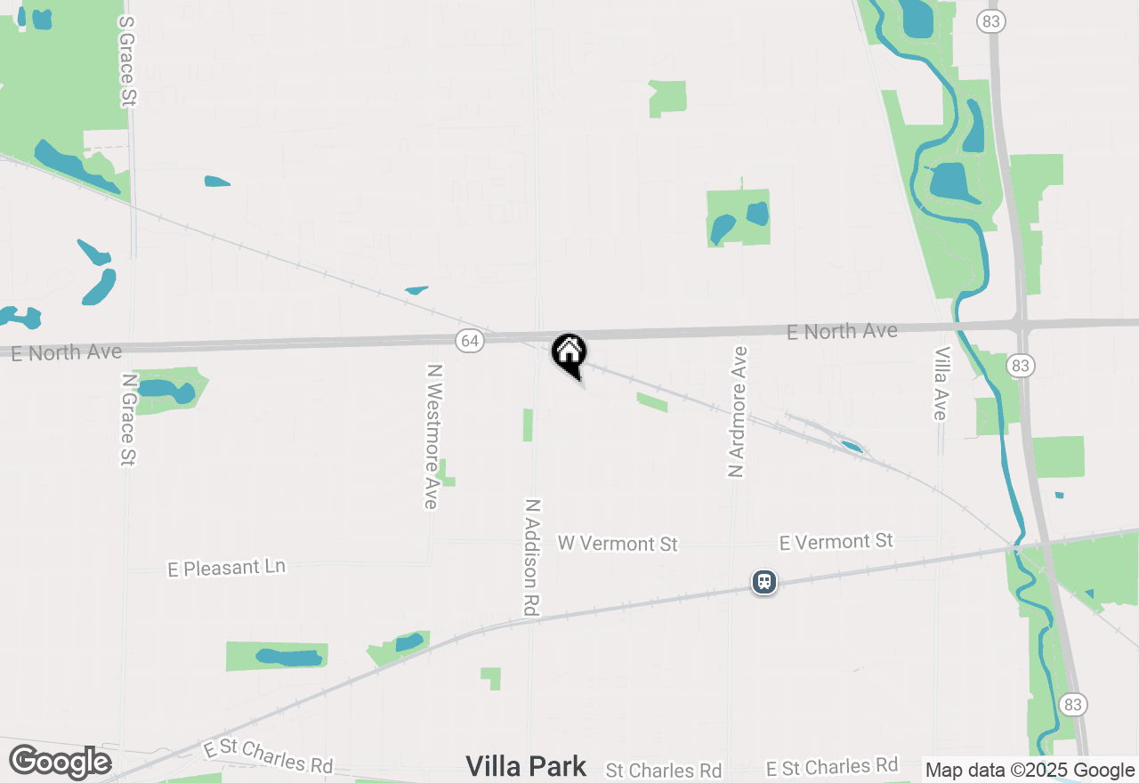 Map of 707 N Iowa Avenue, Villa Park, IL 60181