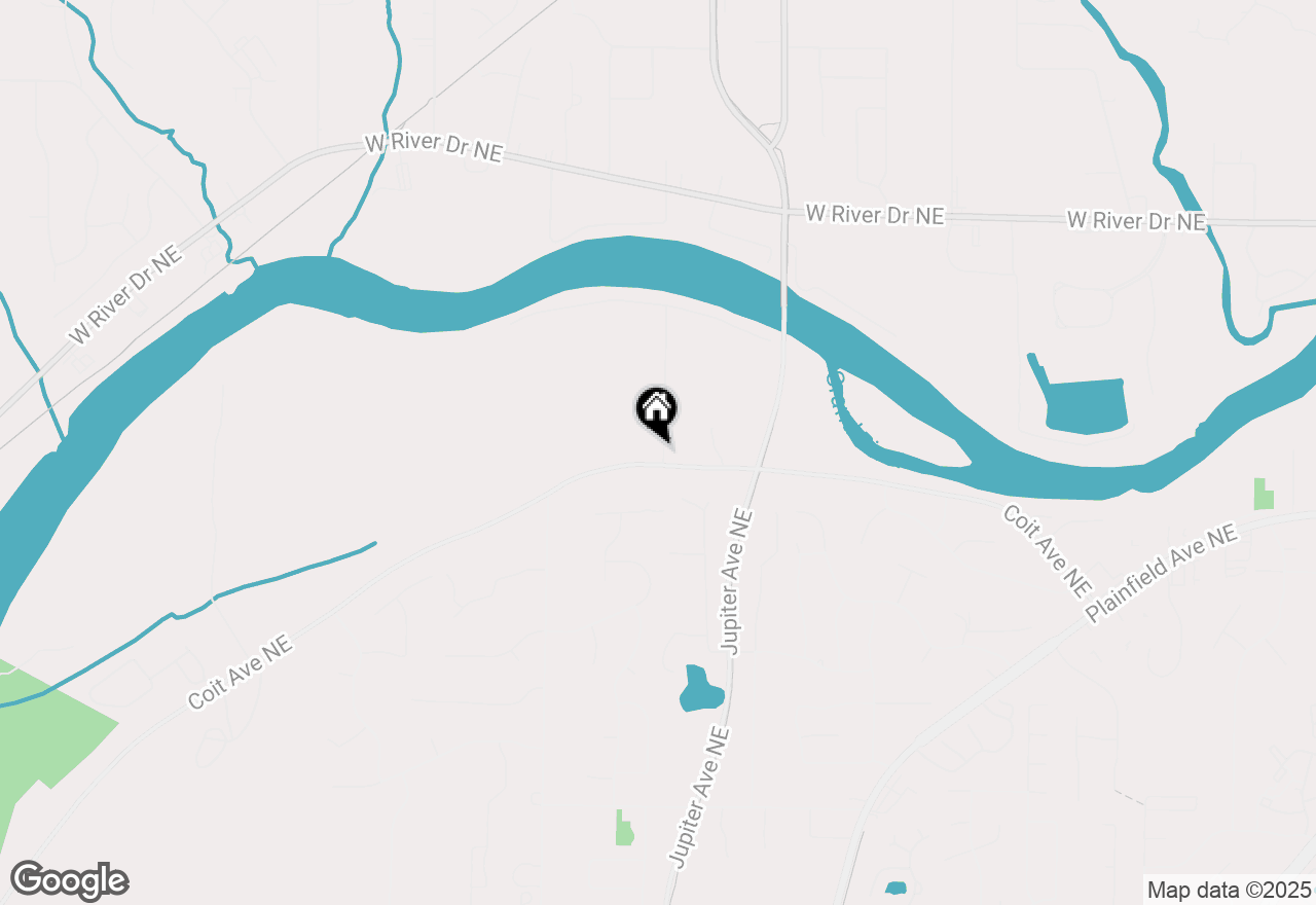 Map of 5289 Coit Avenue Ne, Grand Rapids, MI 49525