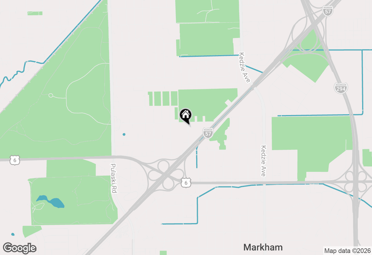 Map of 15506 Clifton Park Avenue, Markham, IL 60428