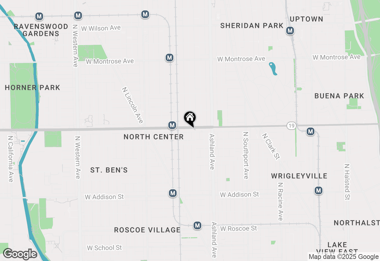 Map of 3955 N Hermitage Avenue, Chicago, IL 60613