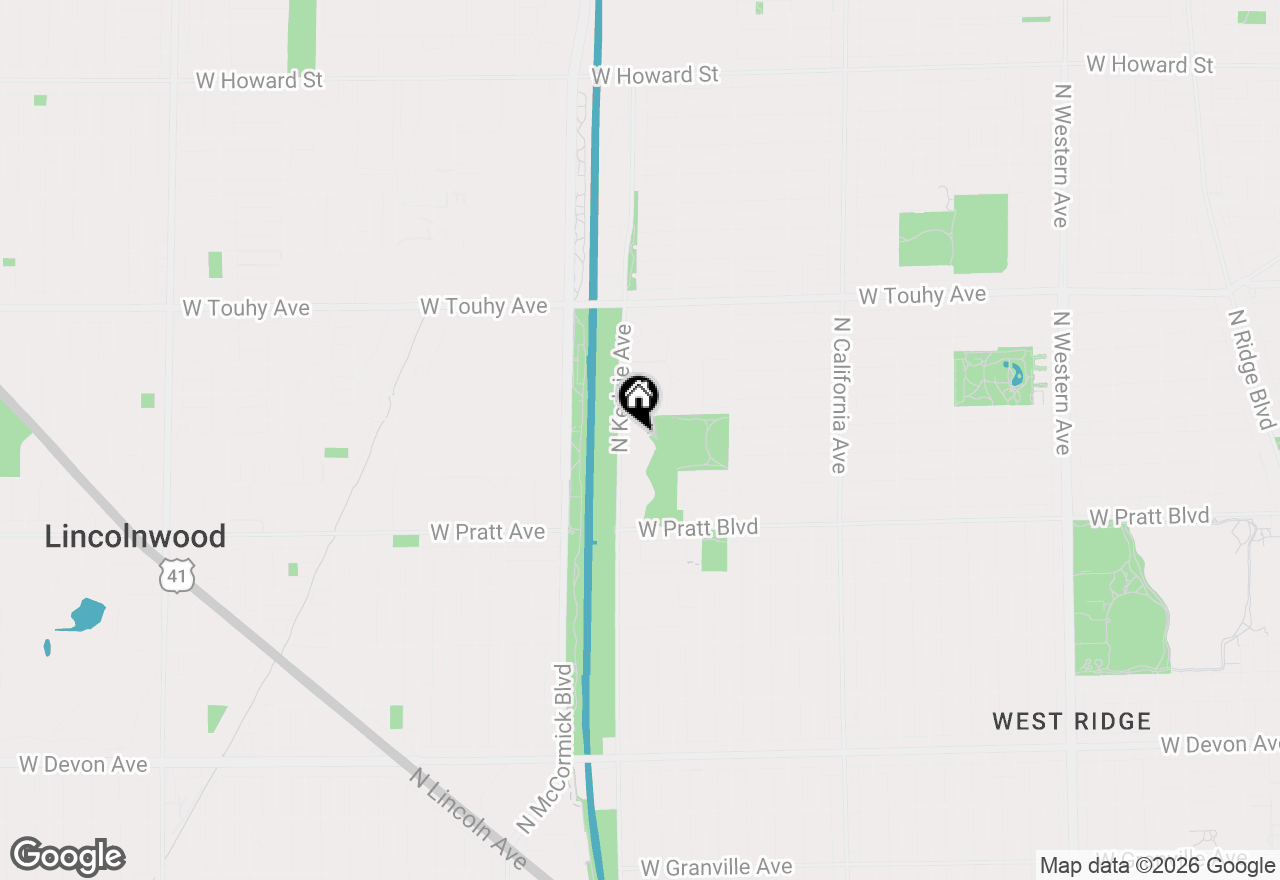 Map of 6933 N Kedzie Avenue #803, Chicago, IL 60645