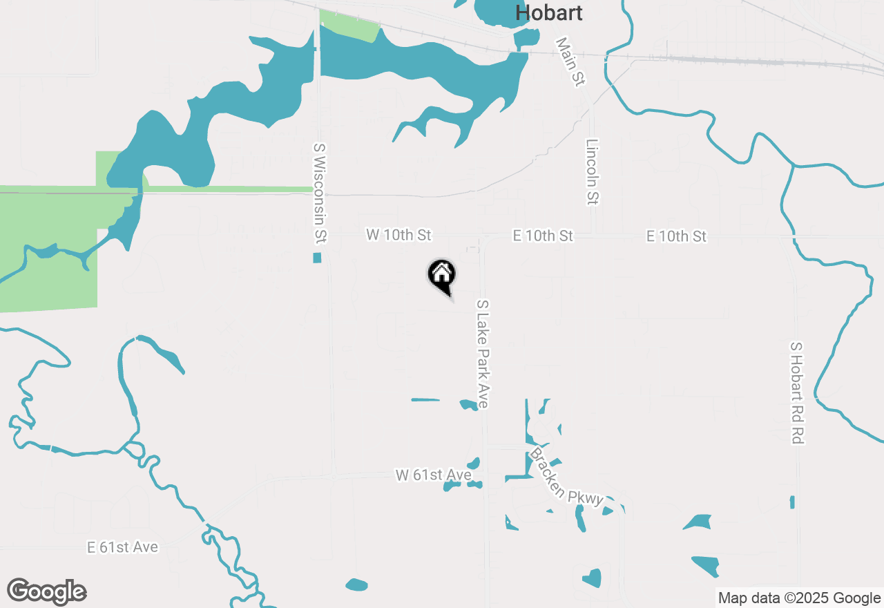 Map of 192 Polly Lane, Hobart, IN 46342