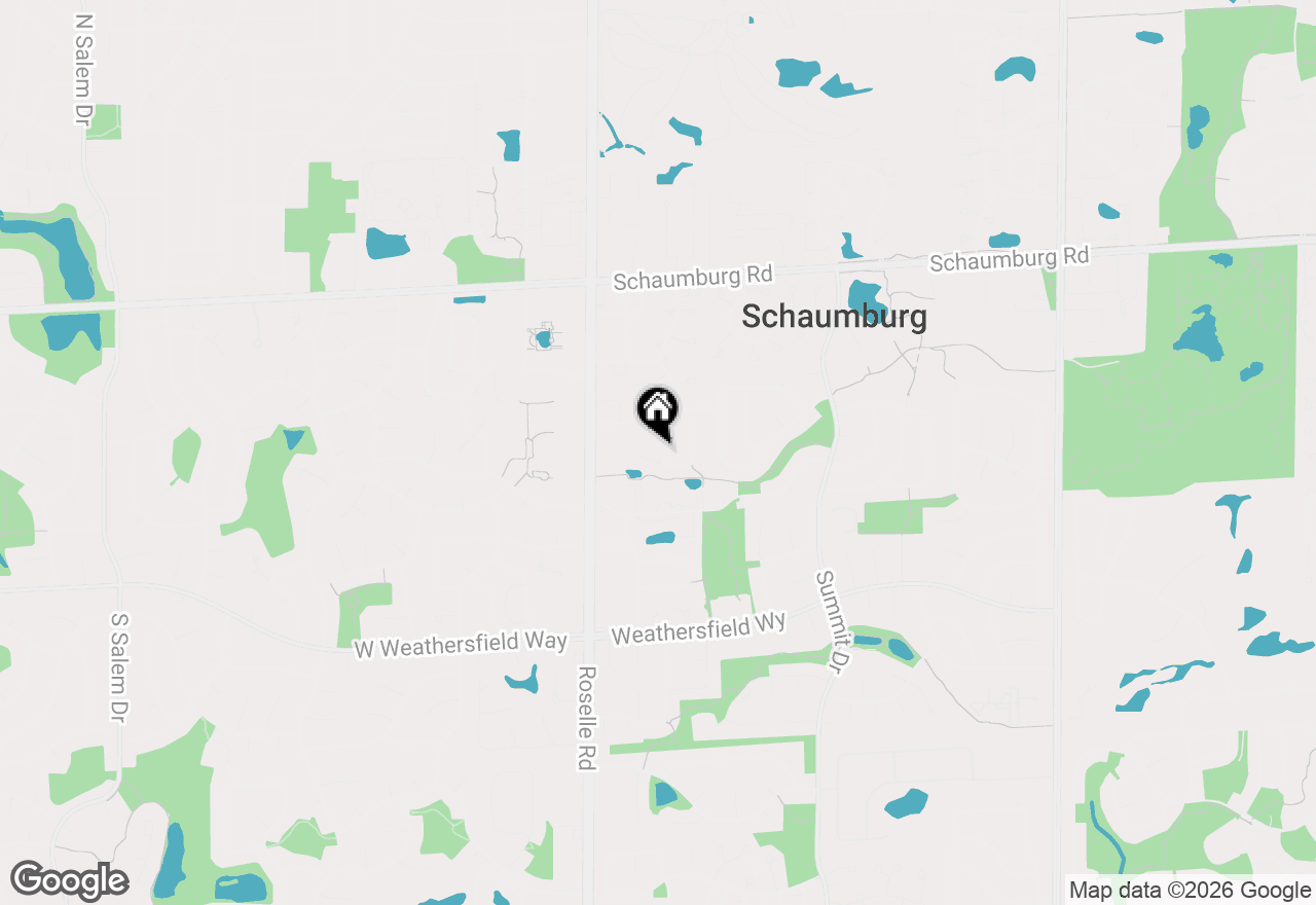 Map of 262 Woodville Lane, Schaumburg, IL 60193