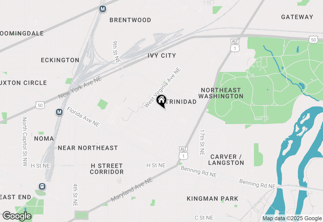 Map of 1230 Holbrook Terrace Ne #G02, Washington, DC 20002