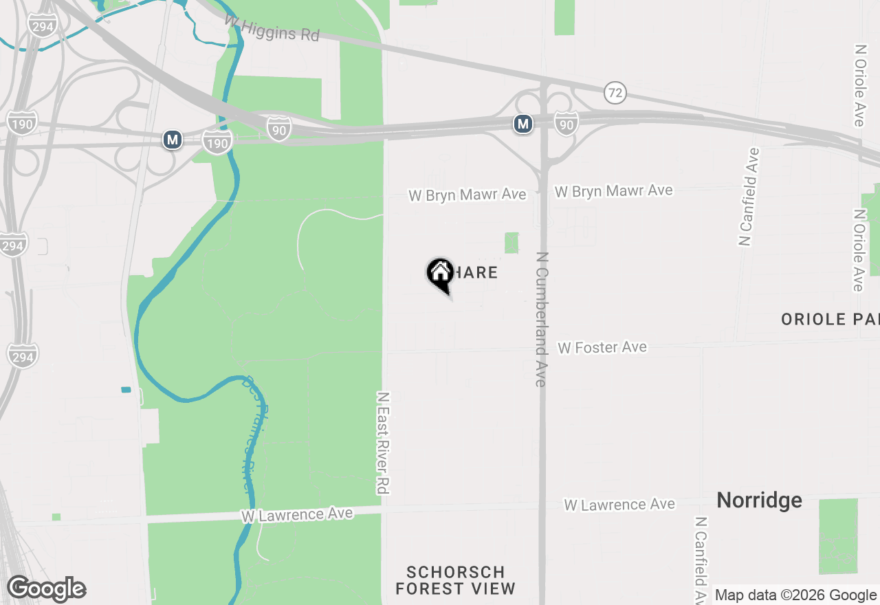 Map of 8634 W Summerdale Avenue #1S, Chicago, IL 60656