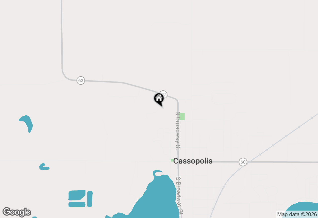 Map of 719 Victory Lane, Cassopolis, MI 49031