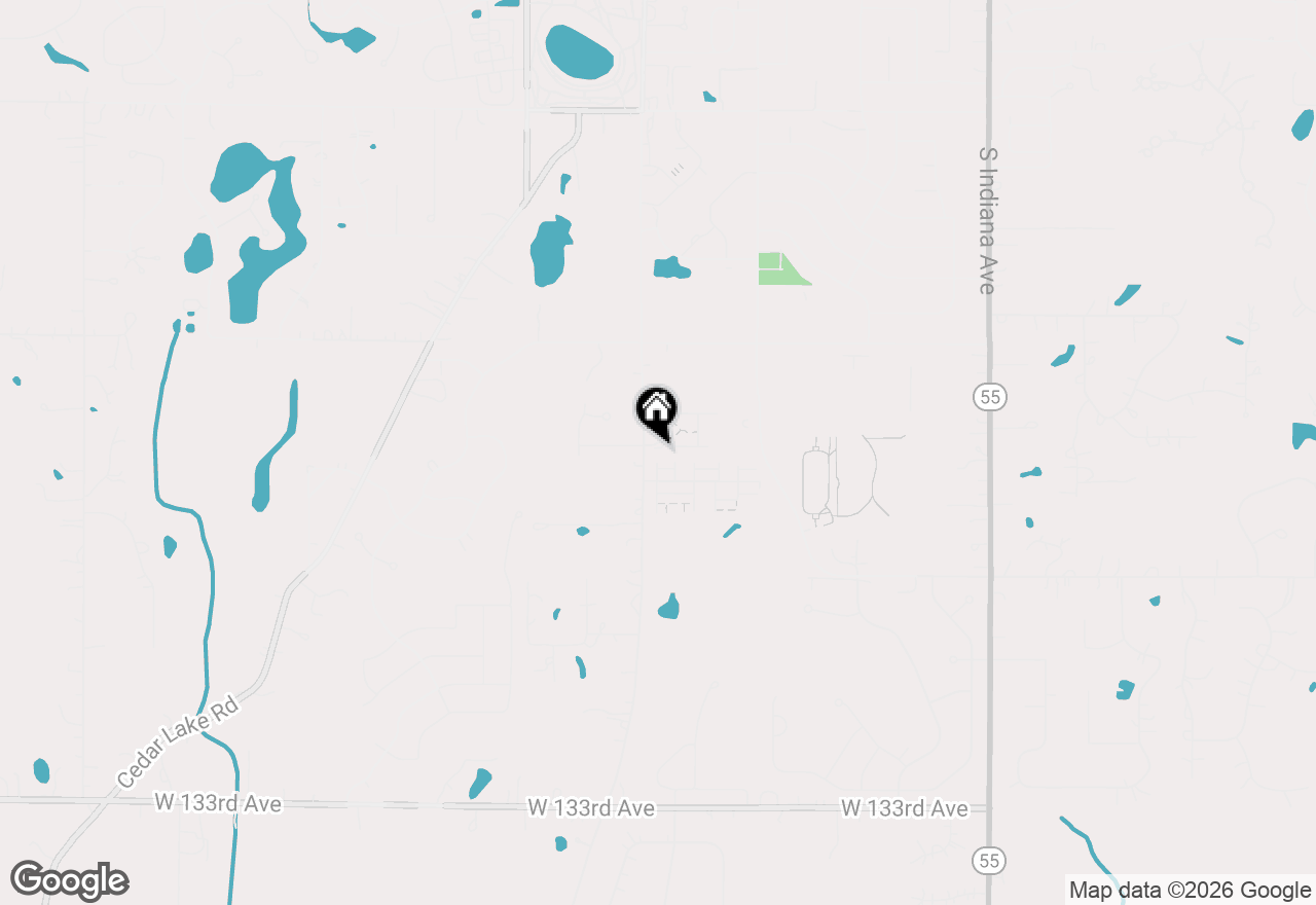Map of 347 Sawgrass Drive, Crown Point, IN 46307