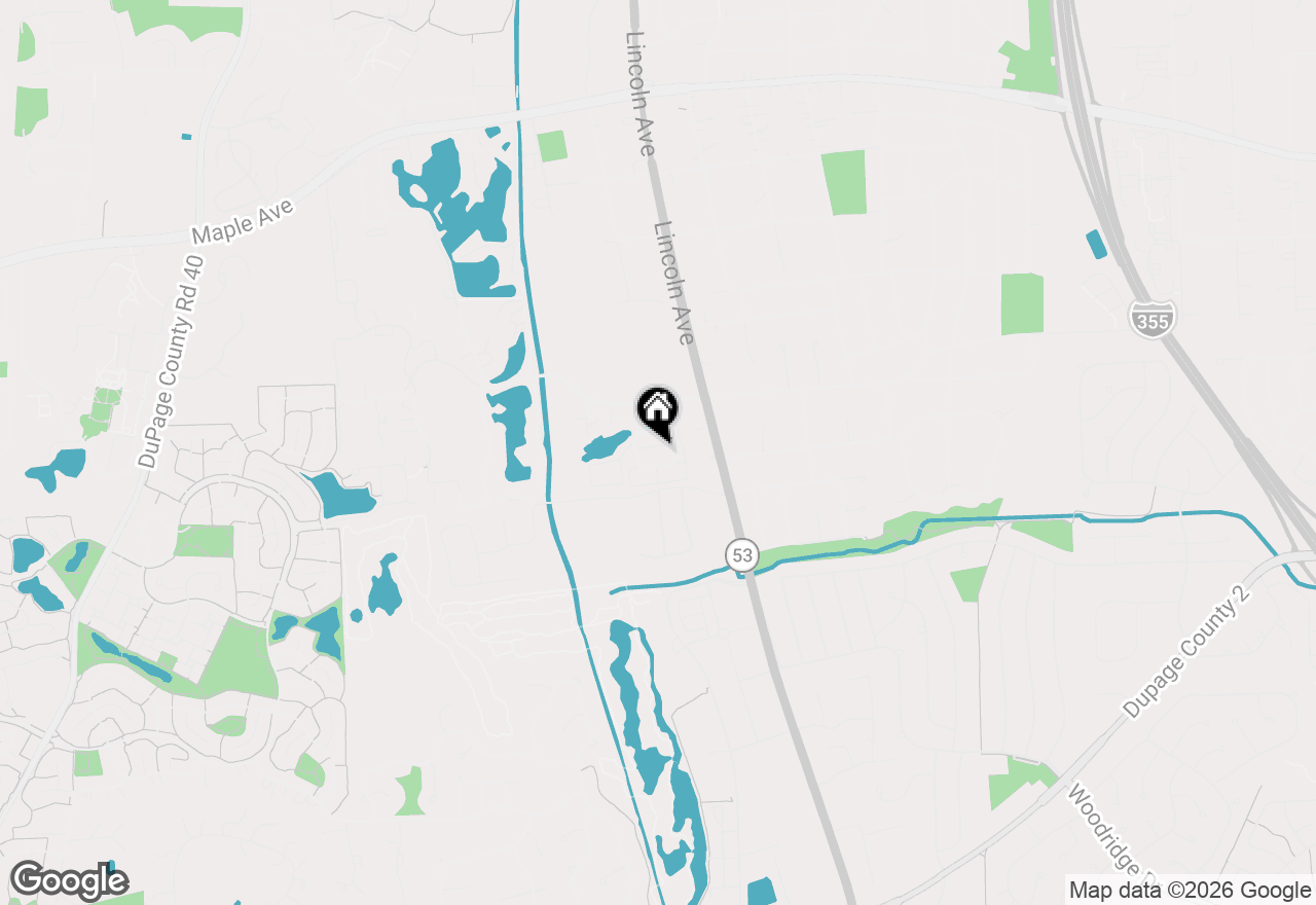 Map of 1139 River Bend Lane, Lisle, IL 60532