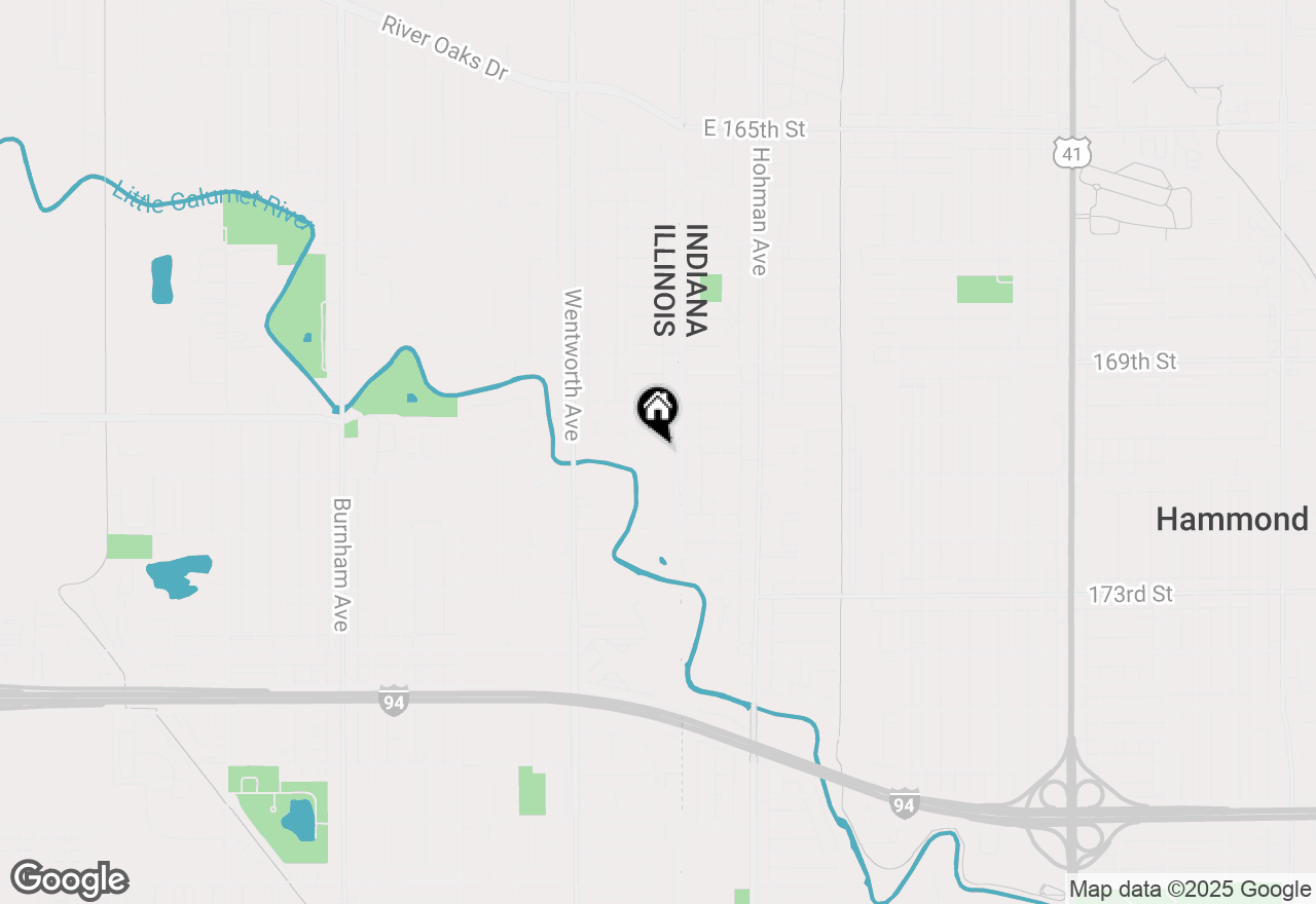 Map of 17 167th Place, Calumet City, IL 60409