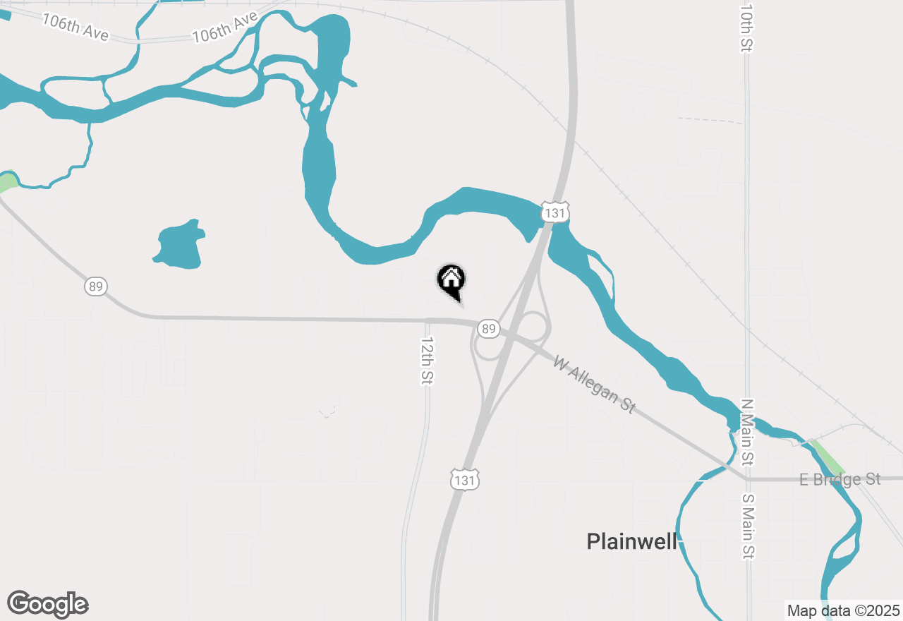 Map of 1177 M-89, Plainwell, MI 49080
