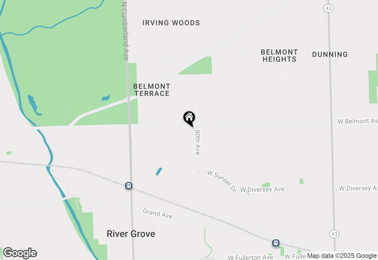 Map of 8001 W Belmont Avenue #204, River Grove, IL 60171