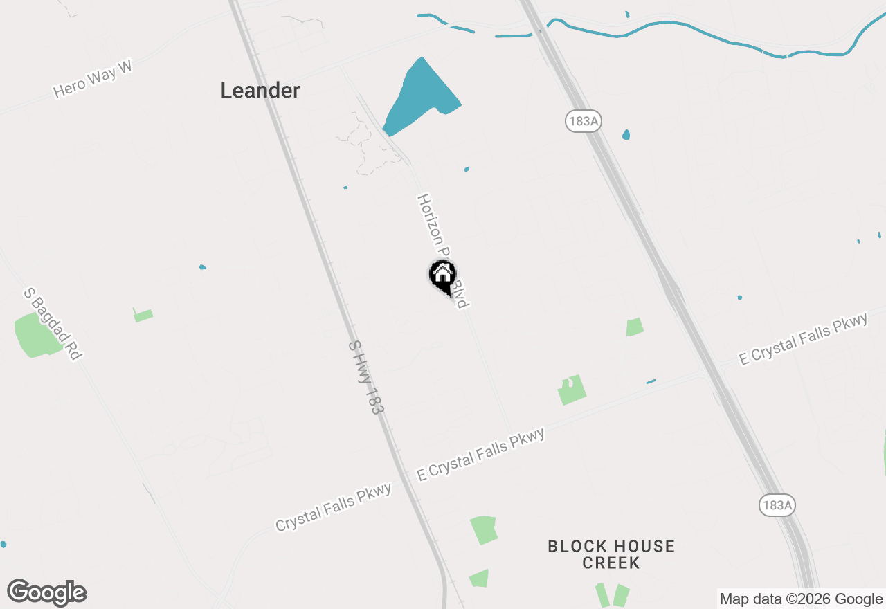 Map of 480A Starlight Vlg., Leander, TX 78641