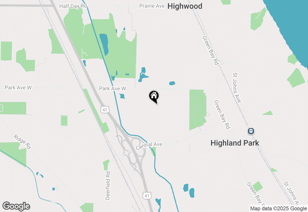 Map of 1072 Centerfield Court, Highland Park, IL 60035