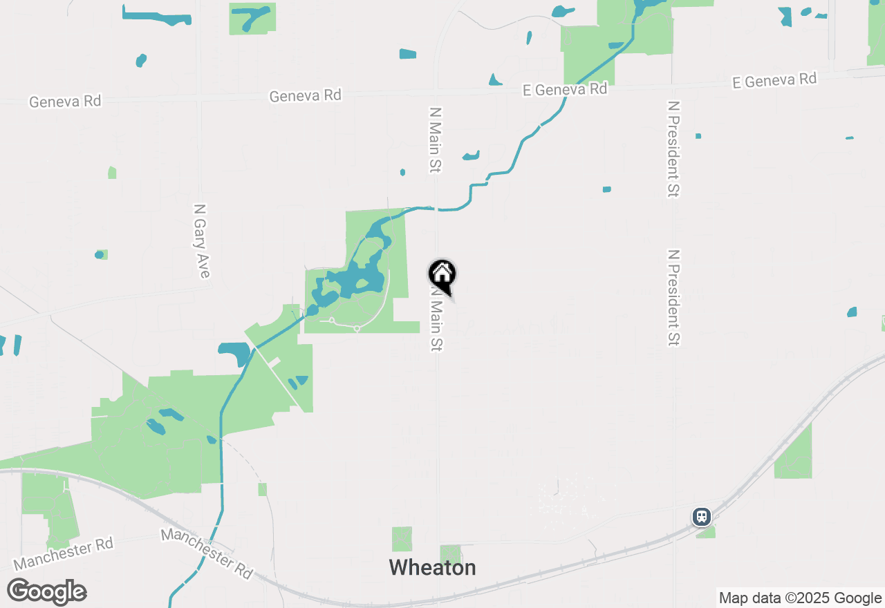 Map of 1317 N Main Street, Wheaton, IL 60187