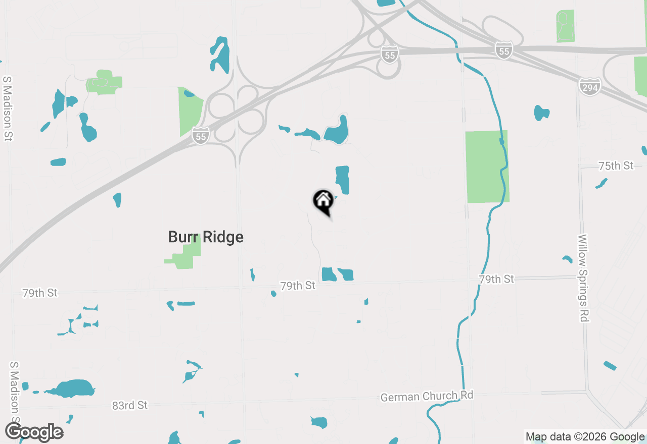 Map of 132 Northgate Place, Burr Ridge, IL 60527
