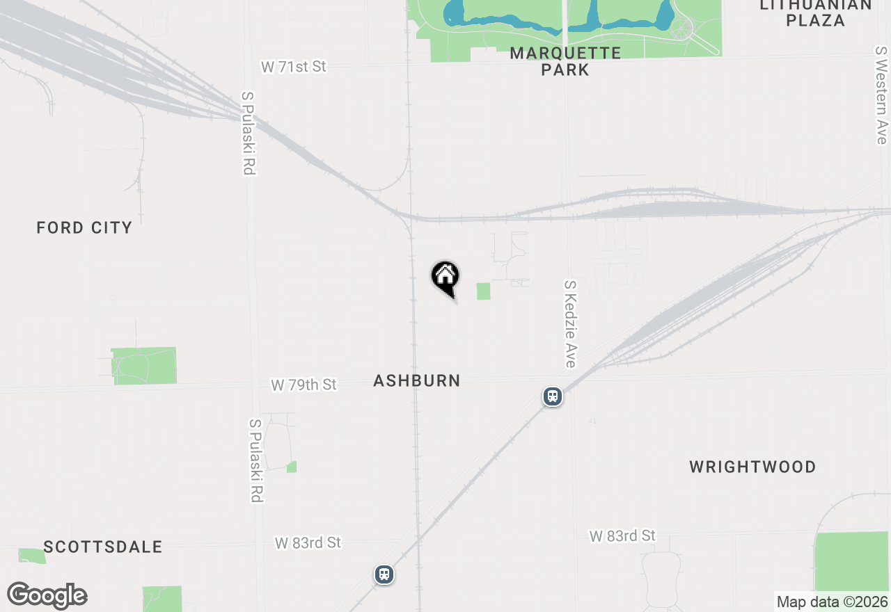 Map of 3507 W 77th Street, Chicago, IL 60652