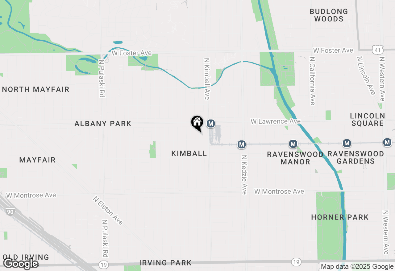 Map of 4710 N Bernard Street #1W, Chicago, IL 60625