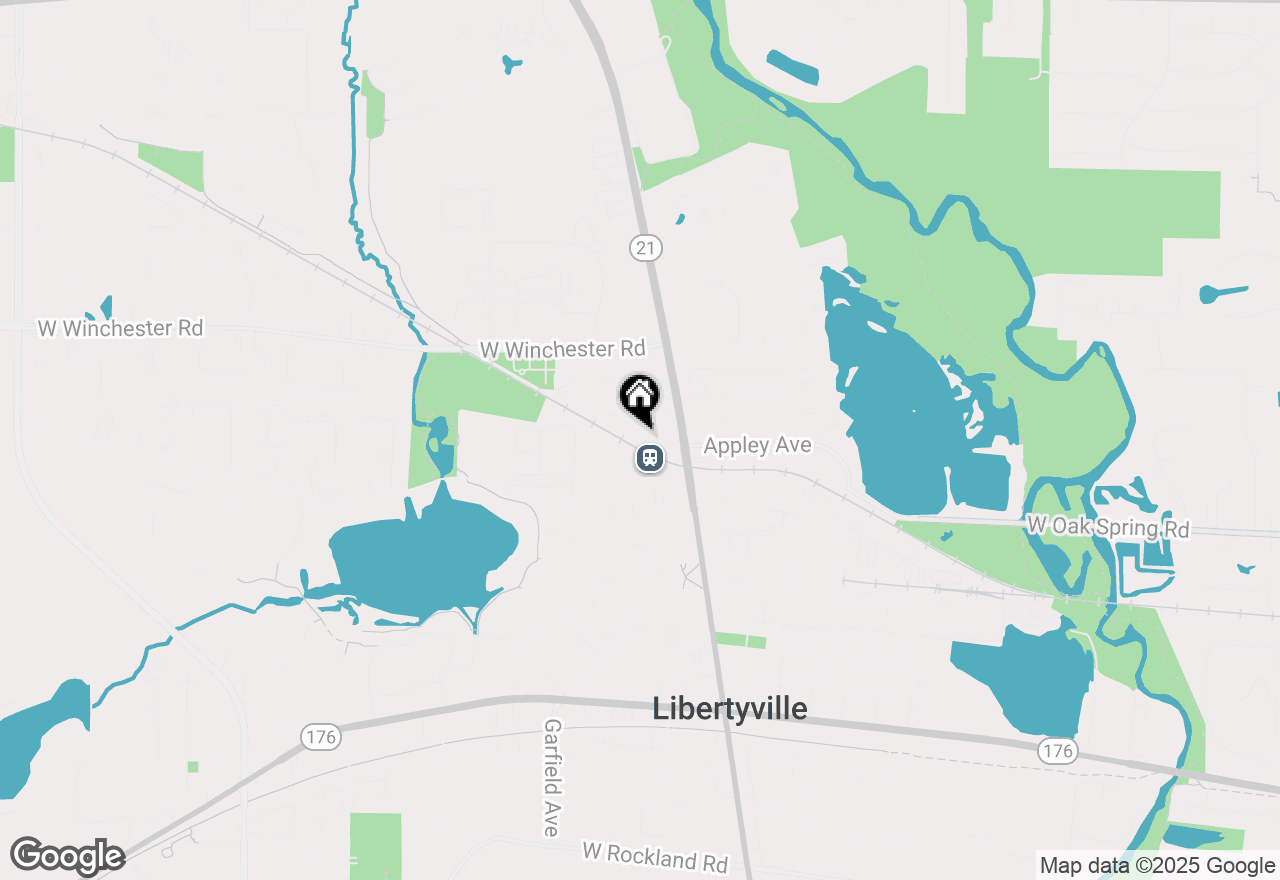 Map of 141 Johnson Avenue, Libertyville, IL 60048