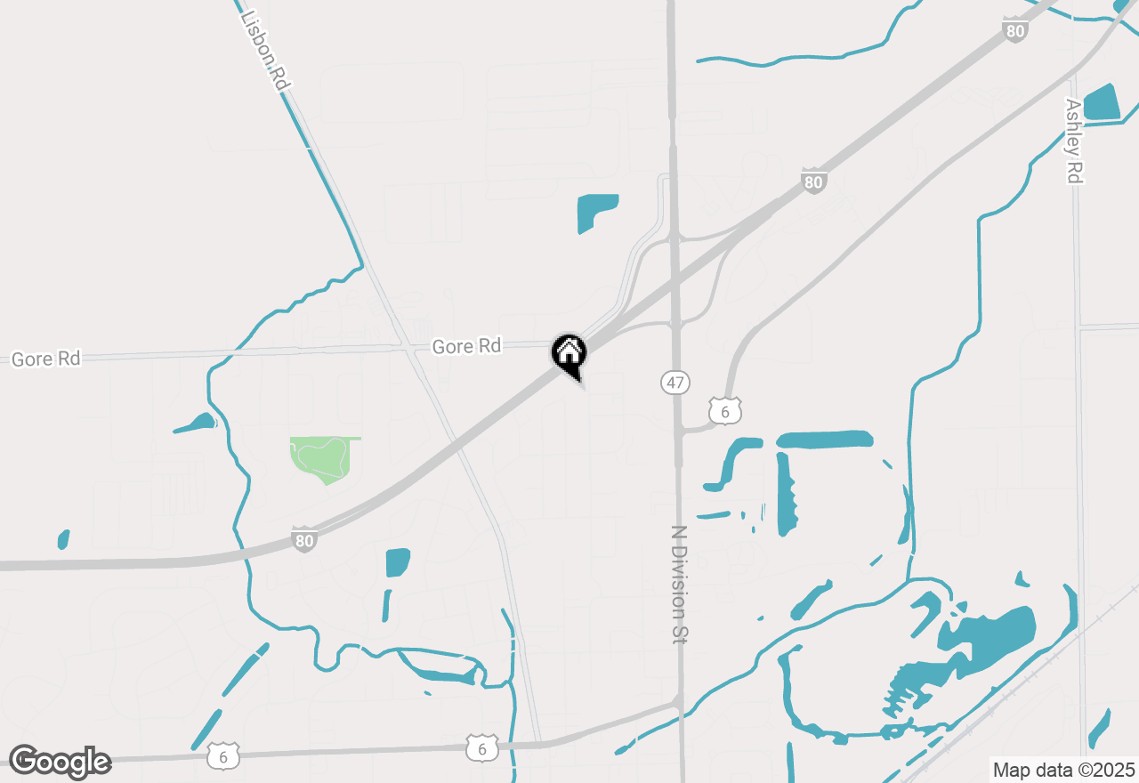 Map of 2431 Parklake Drive, Morris, IL 60450