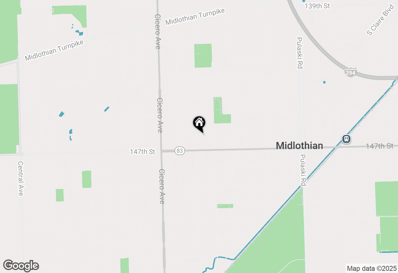 Map of 14603 Kenton Avenue, Midlothian, IL 60445