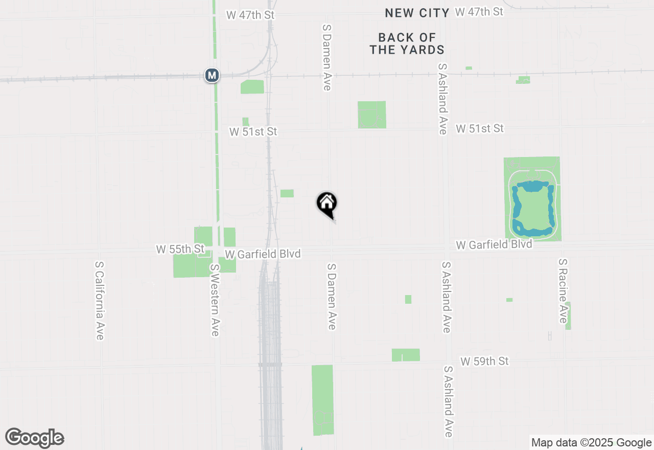 Map of 5412 S Damen Avenue #1, Chicago, IL 60609