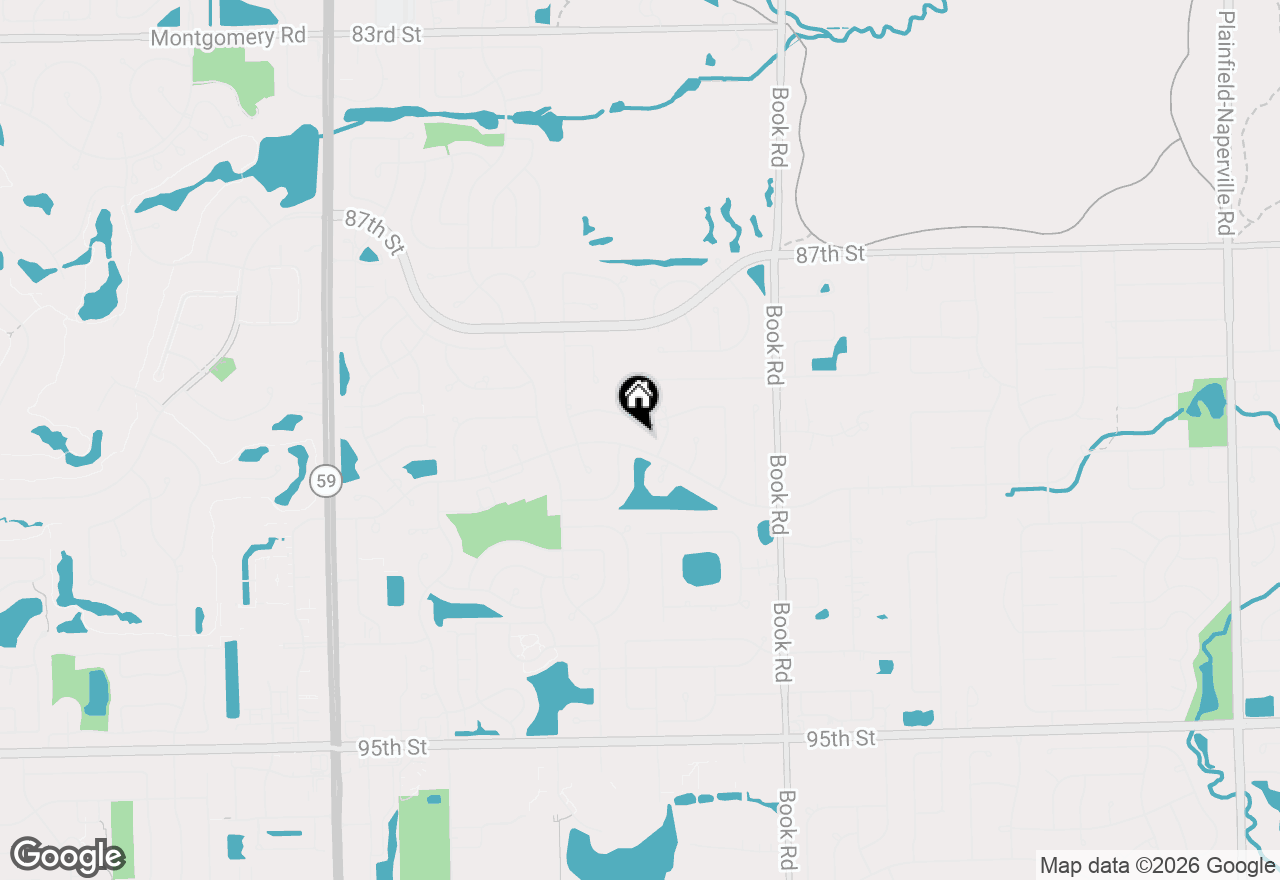 Map of 2311 Leverenz Road, Naperville, IL 60564