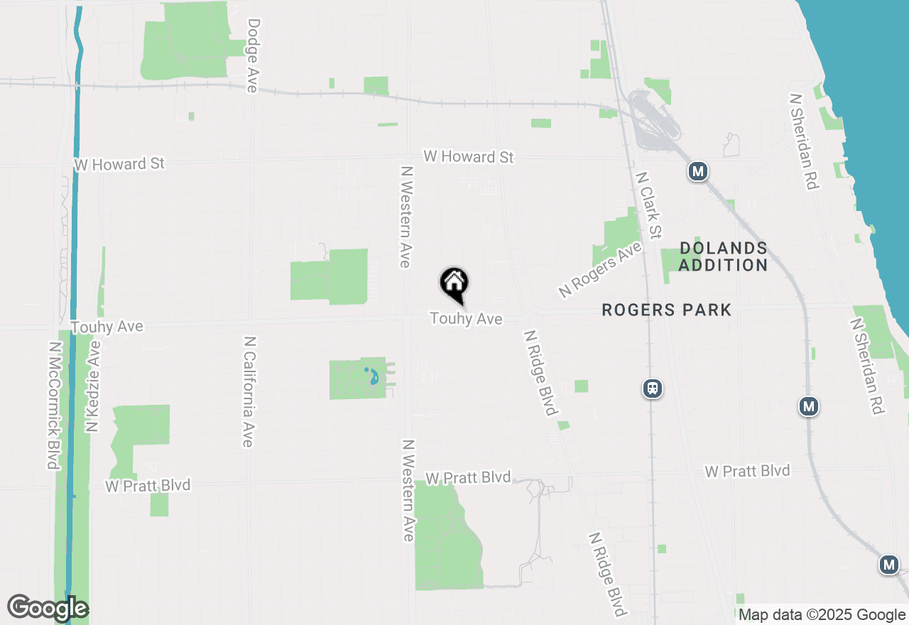 Map of 7205 N Oakley Avenue, Chicago, IL 60645