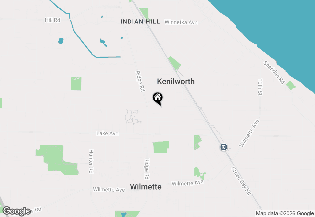 Map of 1804 Elmwood Avenue, Wilmette, IL 60091