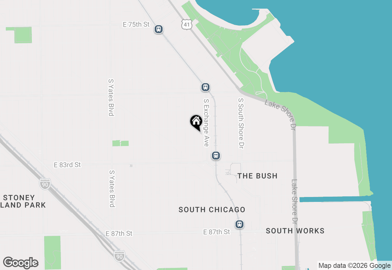 Map of 8122 S Escanaba Avenue, Chicago, IL 60617