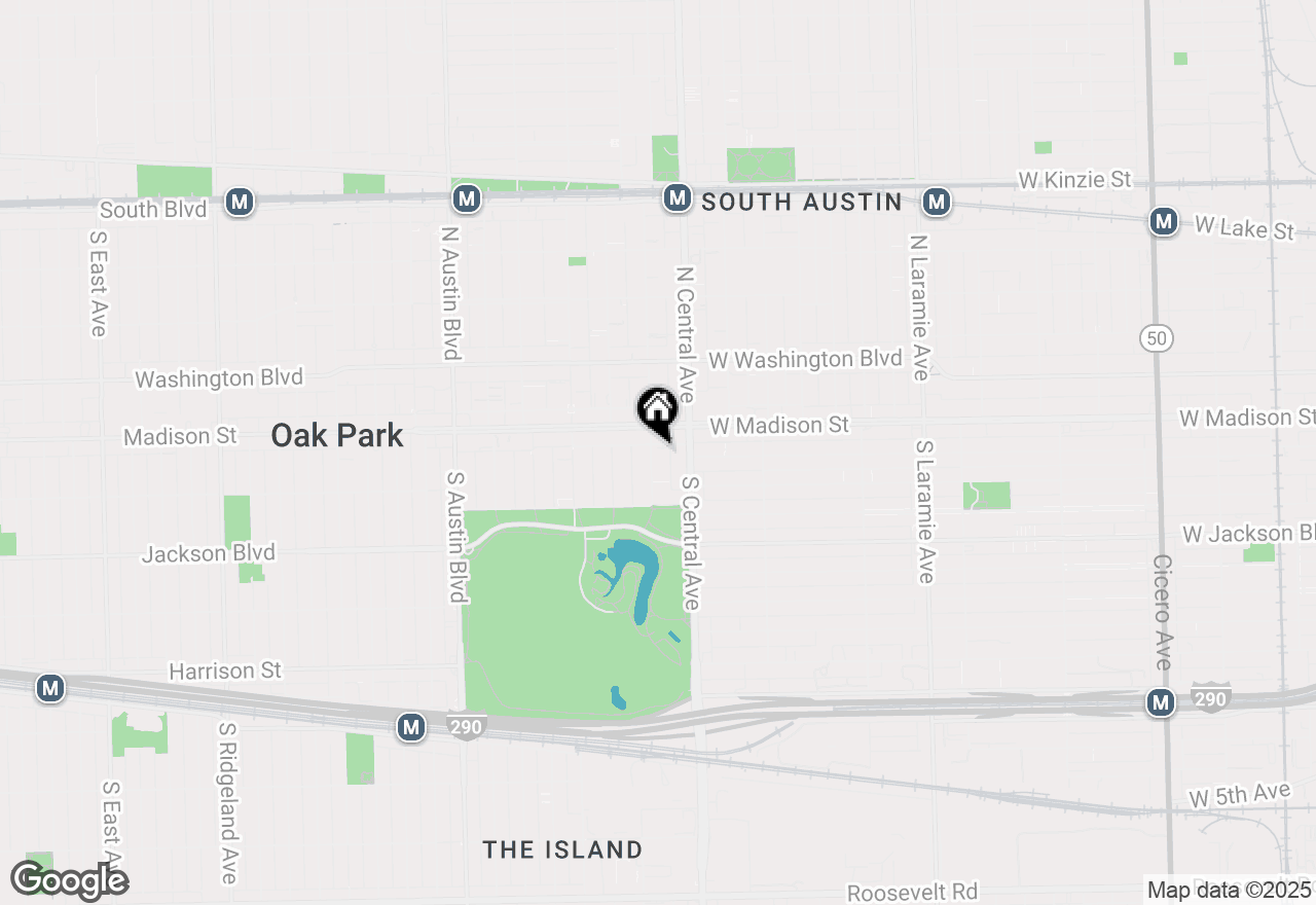 Map of 25 S Parkside Avenue, Chicago, IL 60644