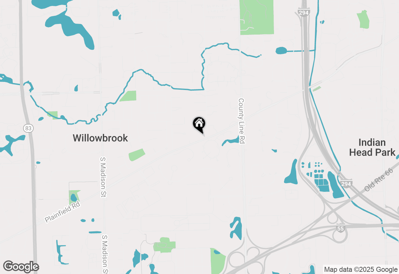 Map of 15W232 Plainfield Road, Burr Ridge, IL 60527