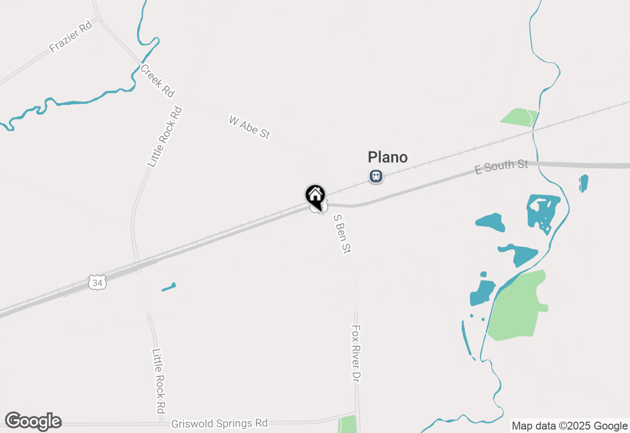 Map of 610 W South Street, Plano, IL 60545