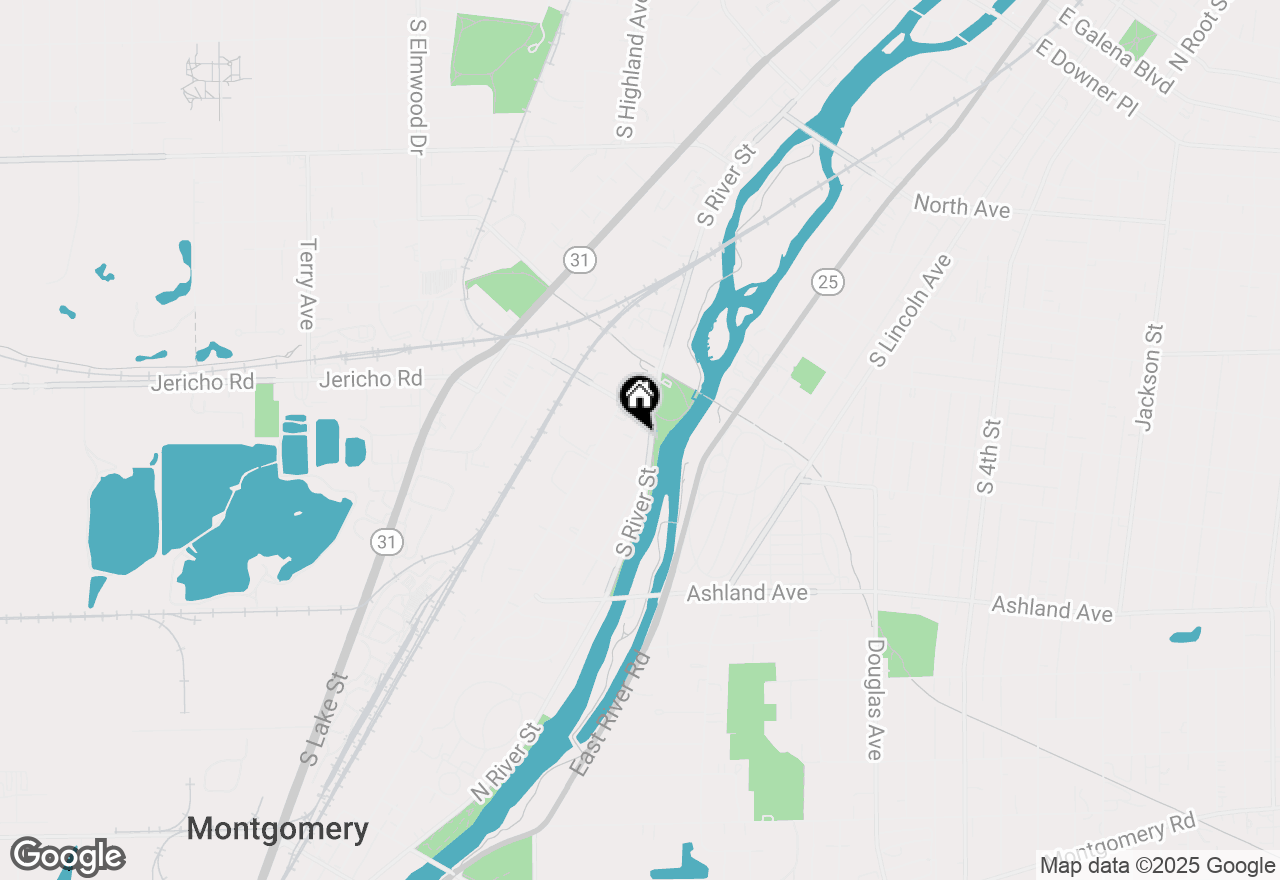 Map of 820 Oliver Avenue, Aurora, IL 60506