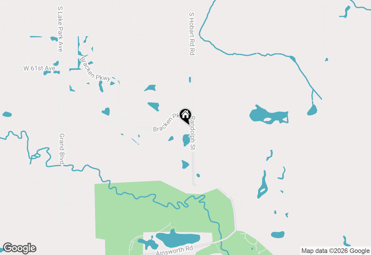 Map of 7800 Eider Avenue, Hobart, IN 46342