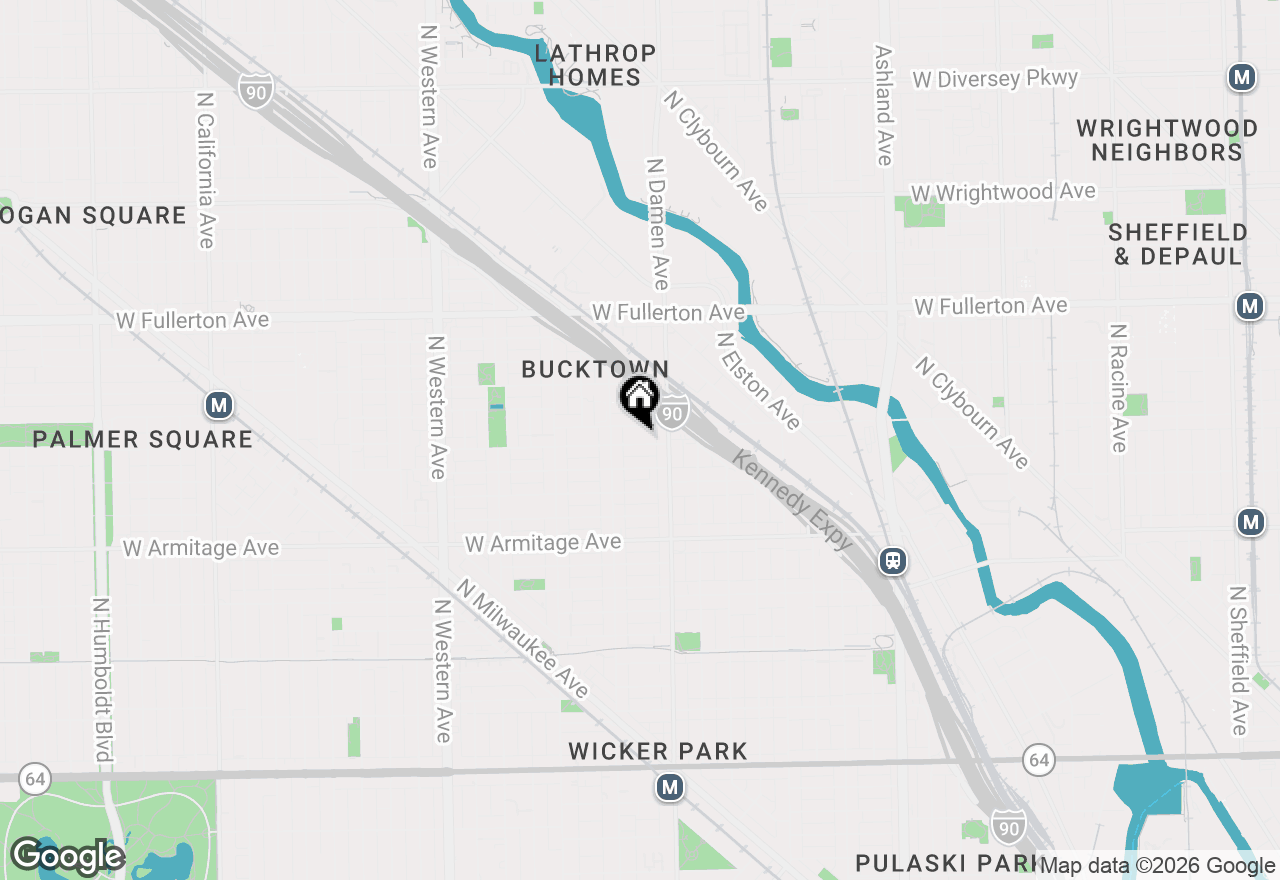 Map of 2030 W Shakespeare Avenue, Chicago, IL 60647