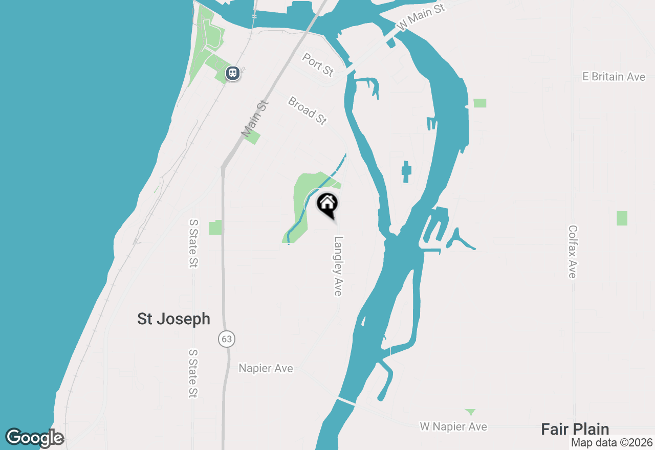 Map of 1329 Margaret Place, St. Joseph, MI 49085