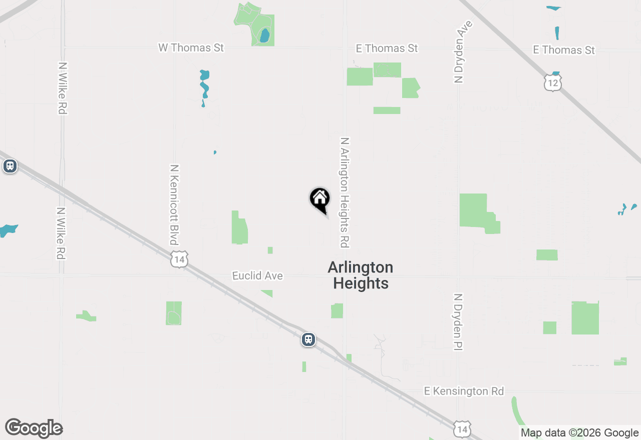 Map of 805 N Dunton Avenue, Arlington Heights, IL 60004