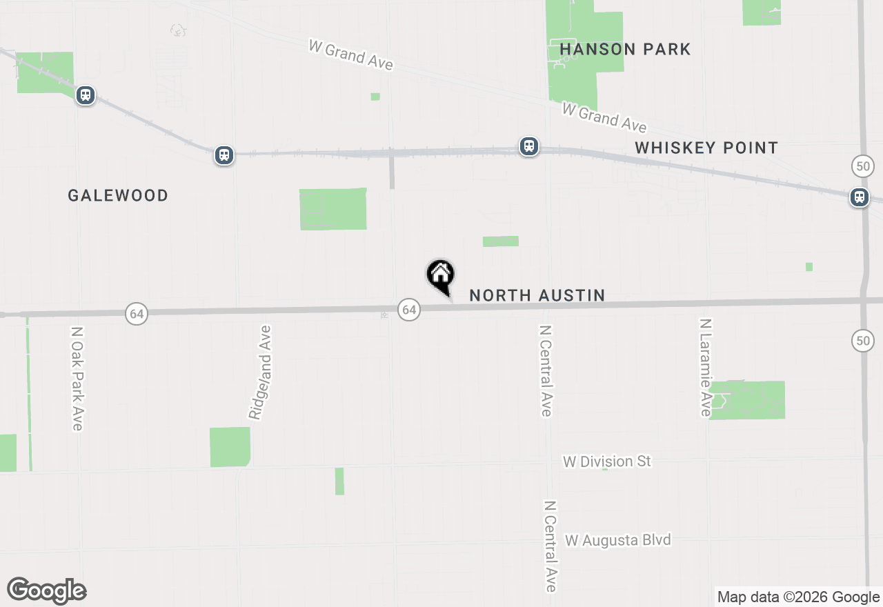 Map of 5850 W North Avenue, Chicago, IL 60639