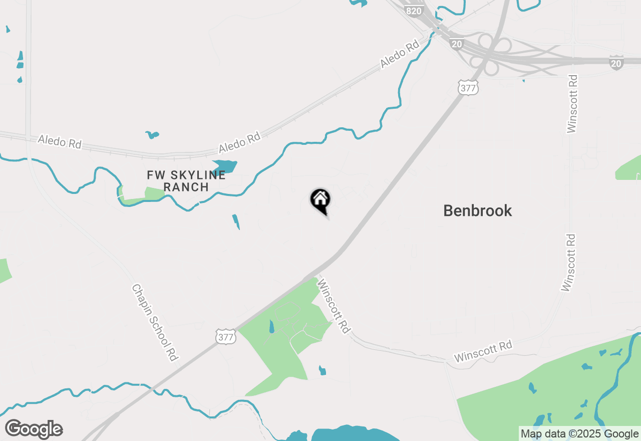 Map of 9519 Westpark Drive, Benbrook, TX 76126