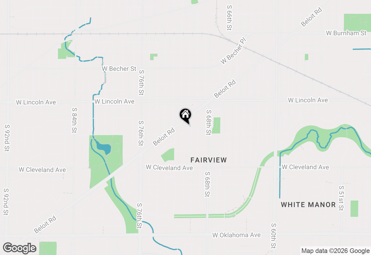 Map of 7026 W Dreyer Pl, West Allis, WI 53219