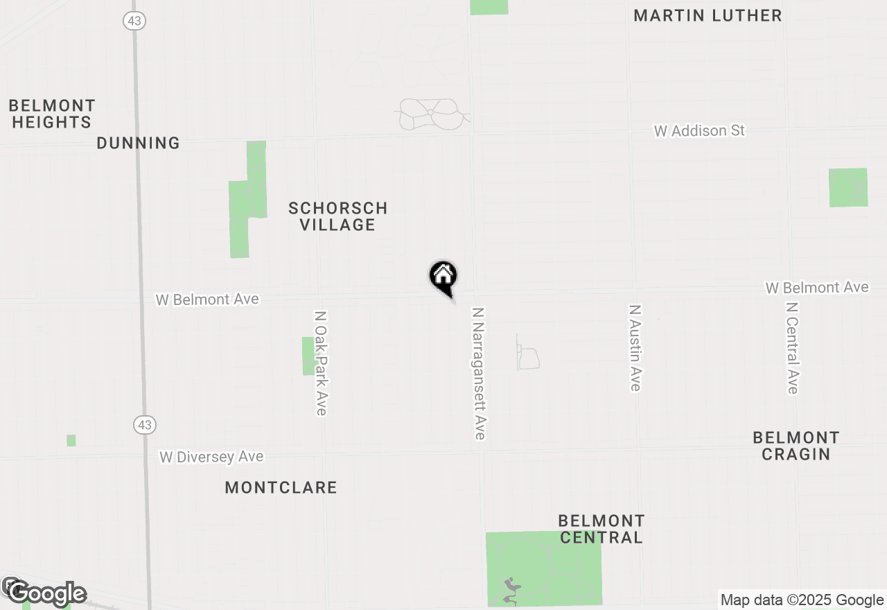 Map of 3145 N Natchez Avenue, Chicago, IL 60634