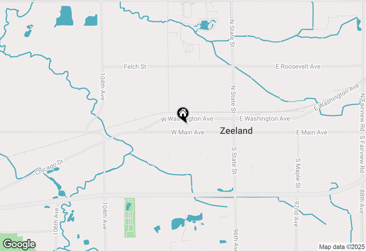 Map of 22 N Jefferson Street, Zeeland, MI 49464