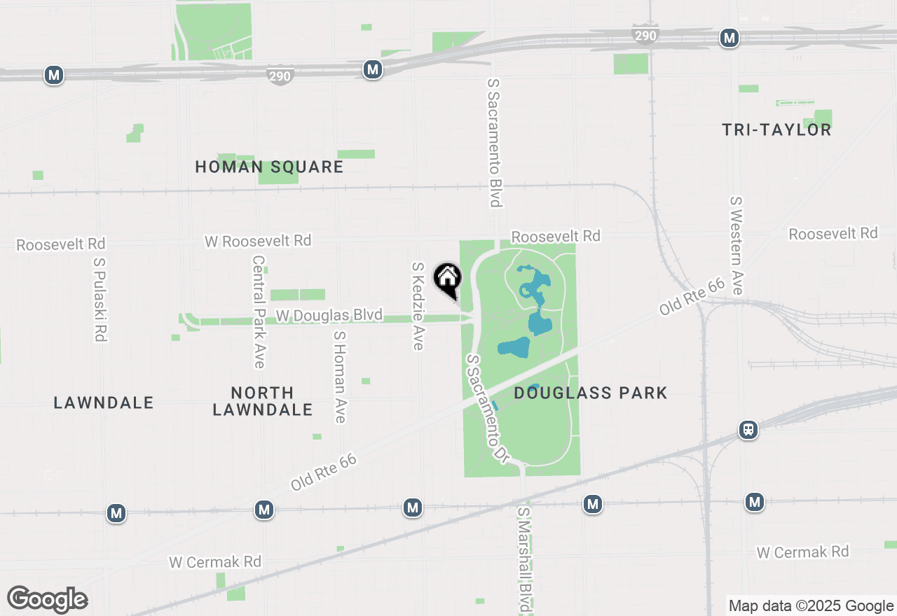 Map of 3116 W Douglas Boulevard, Chicago, IL 60623